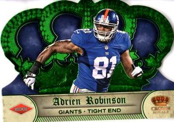 2012 Panini Crown Royale - Green Crown #152 Adrien Robinson Front