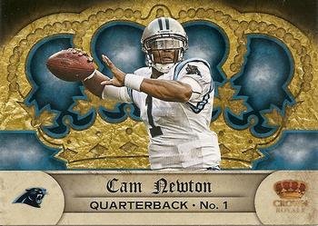 2012 Panini Crown Royale - Retail #76 Cam Newton Front