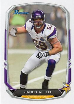 2013 Bowman #64 Jared Allen Front