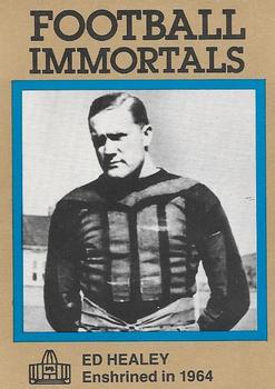 1985-88 Football Immortals #49 Ed Healey Front