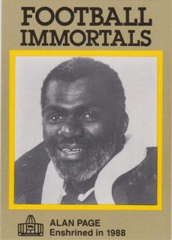1985-88 Football Immortals #144 Alan Page Front