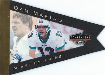 1998 Playoff Contenders - Pennants Gold Foil #51 Dan Marino Front
