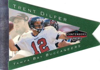 1998 Playoff Contenders - Pennants Green Felt #93 Trent Dilfer Front