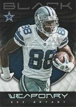 2012 Panini Black - Weaponry #21 Dez Bryant Front