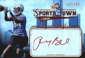2012 Press Pass Sports Town - Red Ink #ST RB Ryan Broyles Front