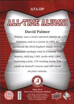 2012 Upper Deck University of Alabama - All Time Alumni #ATA-DP David Palmer Back