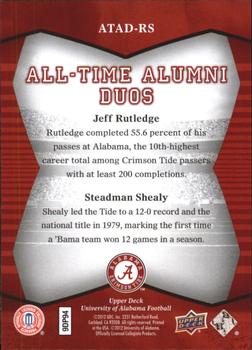 2012 Upper Deck University of Alabama - All Time Alumni Duos #ATAD-RS Steadman Shealy / Jeff Rutledge Back