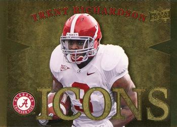 2012 Upper Deck University of Alabama - Icons #ITR Trent Richardson Front