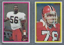 1984 Topps Stickers #139 / 151 Chip Banks / Mike Kenn Front