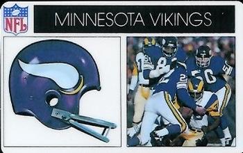 1976 Popsicle #NNO Minnesota Vikings Front