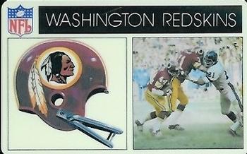 1976 Popsicle #NNO Washington Redskins Front