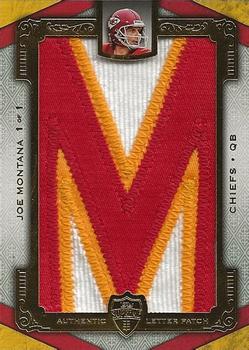 2012 Topps Supreme - Letter Patches #SLP-JM Joe Montana Front