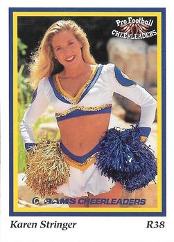 1994-95 Sideliners Pro Football Cheerleaders #R38 Karen Stringer Front