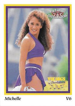 1994-95 Sideliners Pro Football Cheerleaders #V6 Michelle Front