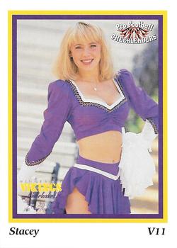 1994-95 Sideliners Pro Football Cheerleaders #V11 Stacey Front