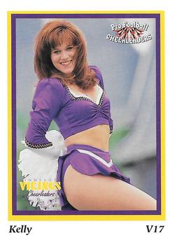 1994-95 Sideliners Pro Football Cheerleaders #V17 Kelly Front