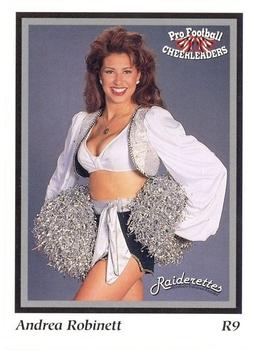 1994-95 Sideliners Pro Football Cheerleaders #R9 Andrea Robinett Front