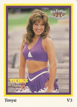 1994-95 Sideliners Pro Football Cheerleaders #V3 Tonya Front