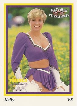 1994-95 Sideliners Pro Football Cheerleaders #V5 Kelly Front