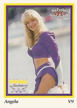 1994-95 Sideliners Pro Football Cheerleaders #V9 Angela Front