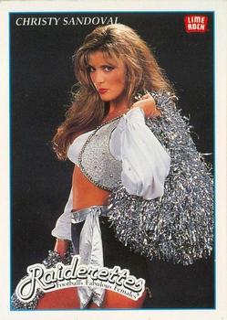 1992 Lime Rock Pro Cheerleaders #156 Christy Sandoval Front