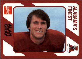 1989 Collegiate Collection Coke Alabama Crimson Tide (580) #343 Alan Gray Front