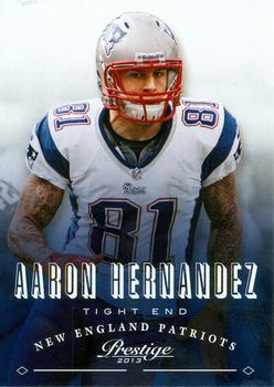 2013 Panini Prestige #118 Aaron Hernandez Front