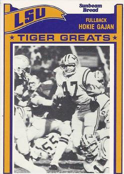1983 Sunbeam Bread LSU Tigers #28 Hokie Gajan Front