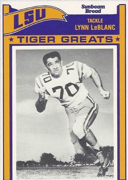 1983 Sunbeam Bread LSU Tigers #41 Lynn LeBlanc Front