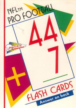 1991 Pacific Flash Cards #84 Broderick Thomas Front