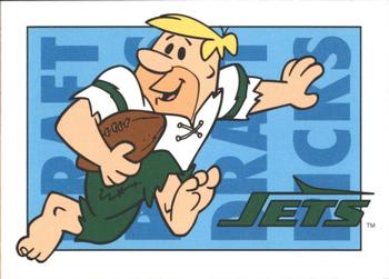 1993 Cardz The Flintstones NFL #20 NY Jets - Draft Picks Front