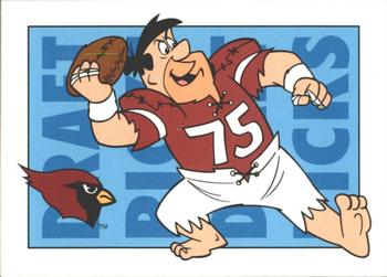 1993 Cardz The Flintstones NFL #22 Phoenix - Draft Picks Front