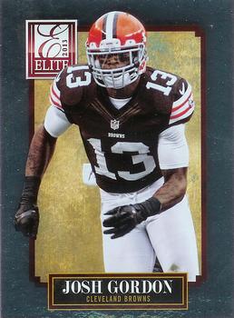 2013 Panini Elite #25 Josh Gordon Front