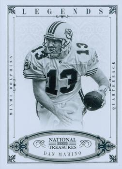 2012 Panini National Treasures #119 Dan Marino Front