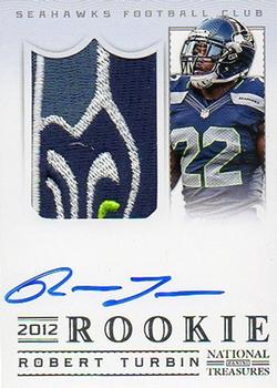 2012 Panini National Treasures #329 Robert Turbin Front