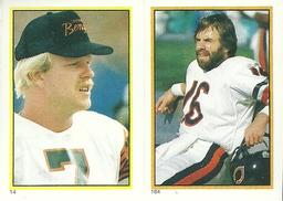 1985 Topps Stickers #14 / 164 Boomer Esiason / Bob Thomas Front