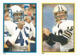 1985 Topps Stickers #116 / 266 Kenny Easley / Dave Wilson Front