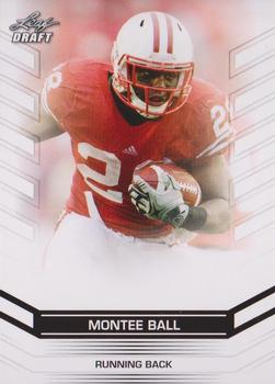 2013 Leaf Draft #54 Montee Ball Front