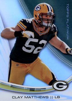 2013 Topps Platinum #68 Clay Matthews Front