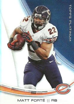 2013 Topps Platinum #83 Matt Forte Front