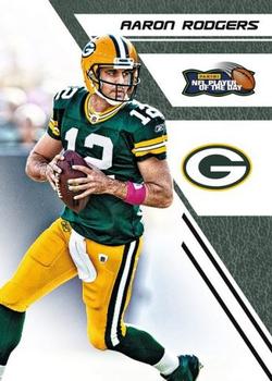2012 Panini NFL Player of the Day #10 Aaron Rodgers Front