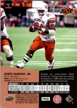 2013 Upper Deck - 1995 SP Inserts #95SP-39 Barry Sanders Back