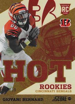 2013 Score - Hot Rookies Showcase #13 Giovani Bernard Front