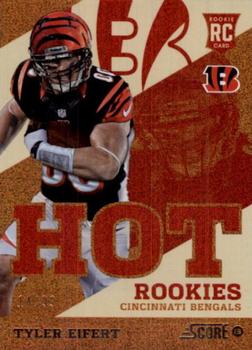 2013 Score - Hot Rookies Showcase #21 Tyler Eifert Front