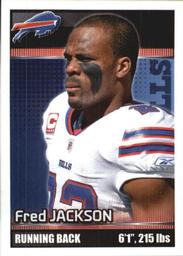 2012 Panini NFL Sticker Collection #7 Fred Jackson Front
