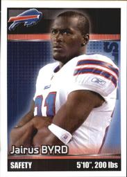 2012 Panini NFL Sticker Collection #12 Jairus Byrd Front