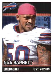 2012 Panini NFL Sticker Collection #15 Nick Barnett Front