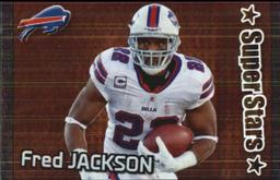 2012 Panini NFL Sticker Collection #17 Fred Jackson Front