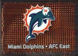 2012 Panini NFL Sticker Collection #19 Miami Dolphins Logo Front