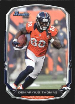 2013 Bowman - Black #18 Demaryius Thomas Front